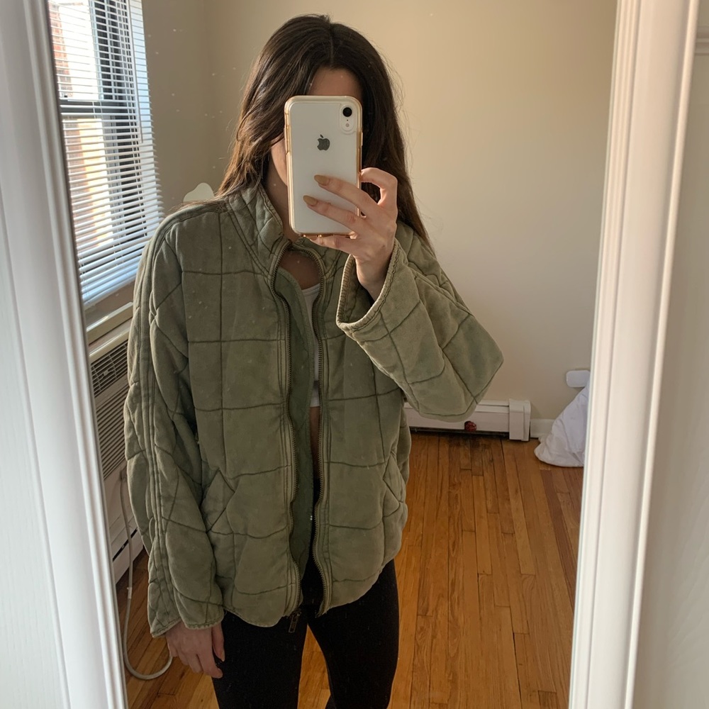 Free People Quilted Jacket